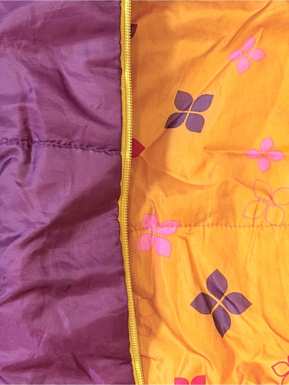 Kelty Woobie +30°F Short Kids Sleeping Bag Purple Pink, 2 zippers + stuff sack - Picture 9 of 15